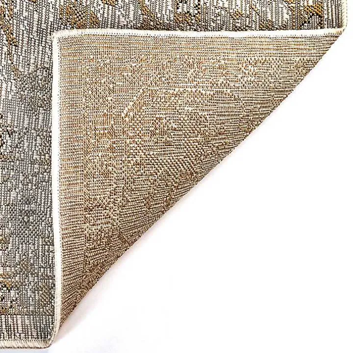 Irene Yellow Daffodil Outdoor Area Rug, 6x9