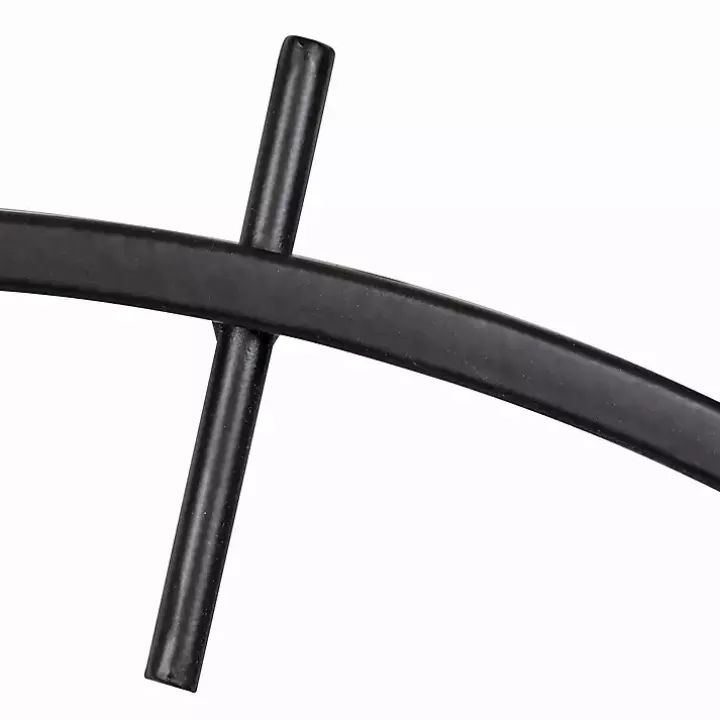 Isaac Black Modern Wall Clock