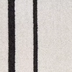 Ivory Bordered Indoor/Outdoor Area Rug, 8x10