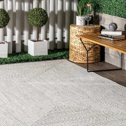Ivory Braided Lefebvre Area Rug, 12x15