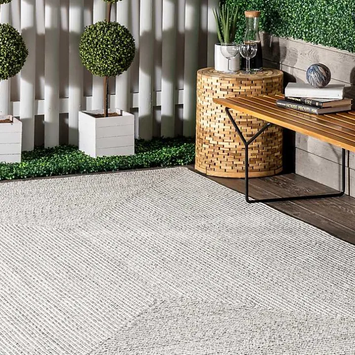 Ivory Braided Lefebvre Area Rug, 12x18