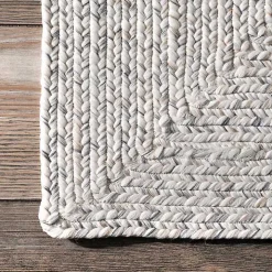 Ivory Braided Lefebvre Area Rug, 12x18