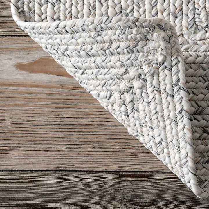 Ivory Braided Lefebvre Area Rug, 12x18