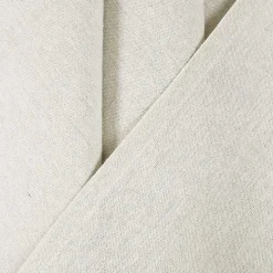 Ivory Burlap Knotted Curtain Panel Set, 108 in.