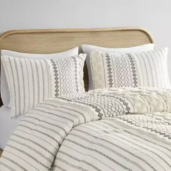 Ivory Cotton Tufted Full/Queen 3-pc. Comforter Set