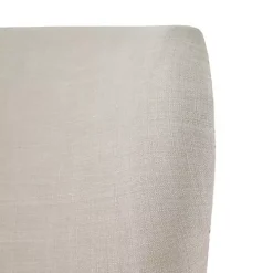 Ivory Curved Wingback Accent Chair