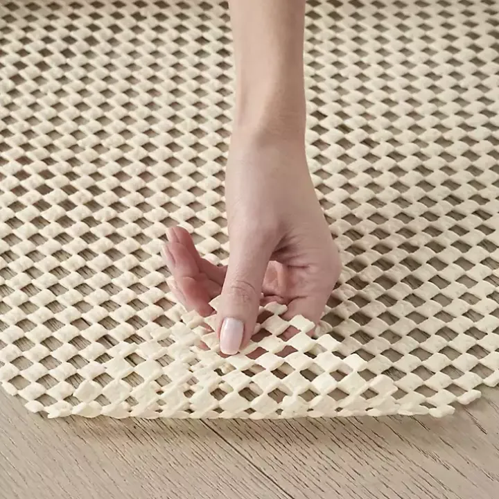 Ivory Gridlock Non-Slip Rug Pad, 3x5