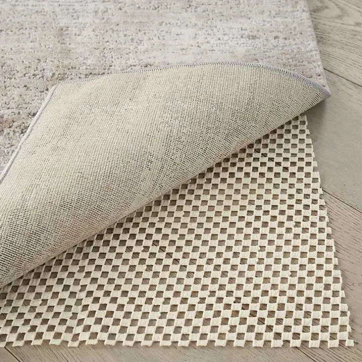 Ivory Gridlock Non-Slip Rug Pad, 5x8
