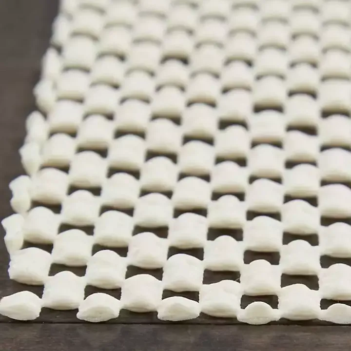 Ivory Gridlock Non-Slip Rug Pad, 5x8