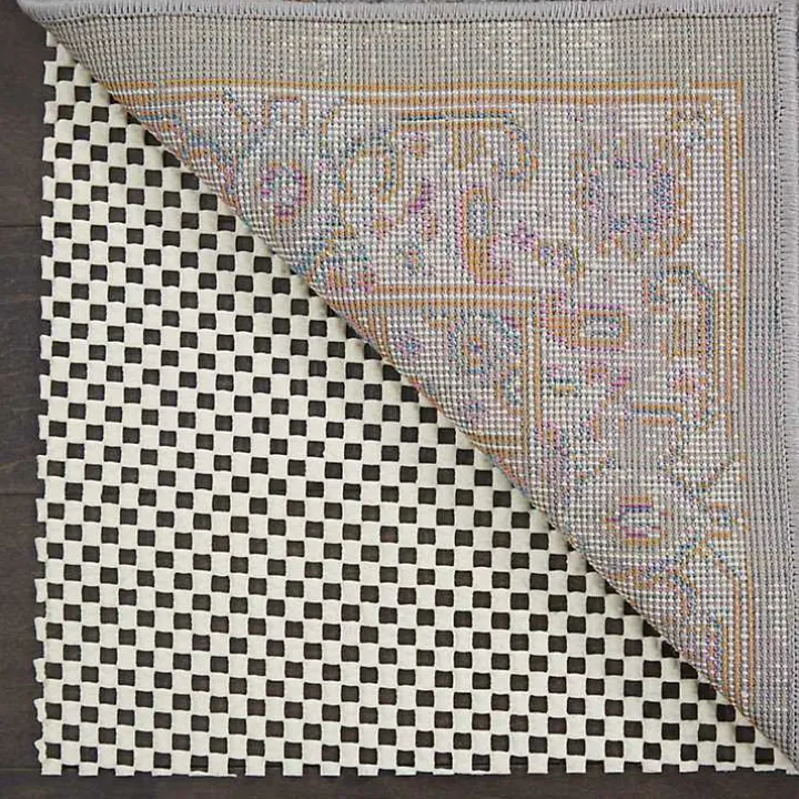 Ivory Gridlock Non-Slip Rug Pad, 5x8