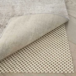 Ivory Gridlock Non-Slip Rug Pad, 9x12