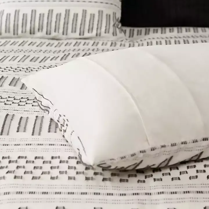 Ivory Jacquard King 3-pc. Comforter Set