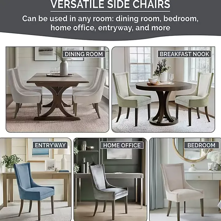 Ivory Madison Park Ultra Dining Chairs, Set of 2