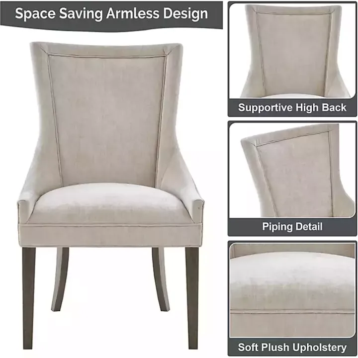 Ivory Madison Park Ultra Dining Chairs, Set of 2