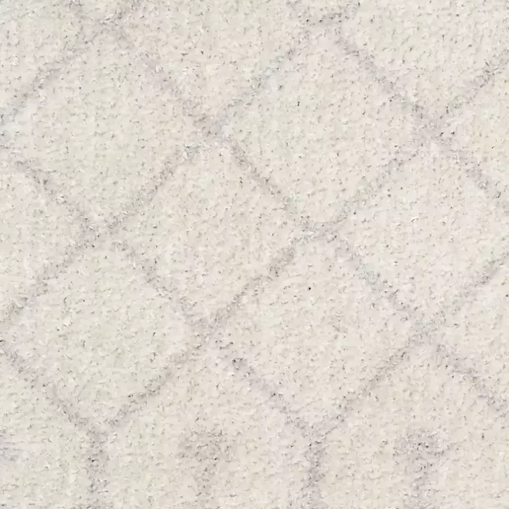 Ivory Moroccan Washable Area Rug, 3x5