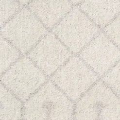 Ivory Moroccan Washable Area Rug, 6x9