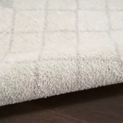Ivory Moroccan Washable Area Rug, 9x12