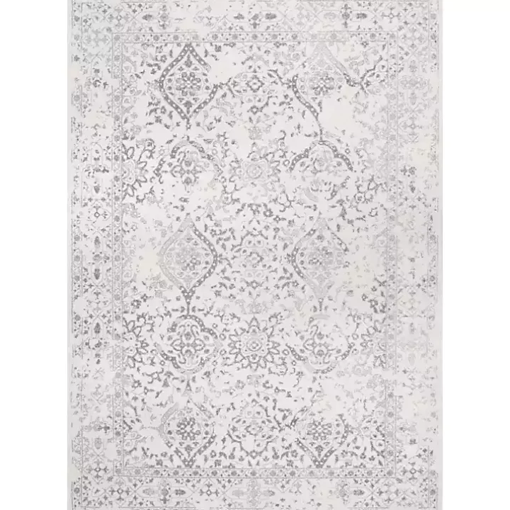 Ivory Odell Vintage Area Rug, 5x7