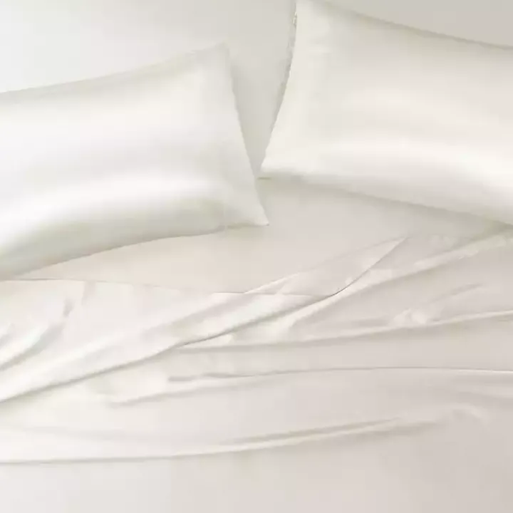 Ivory Satin 6-pc. Full Sheet Set