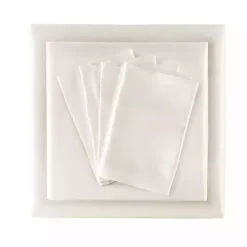Ivory Satin 6-pc. Queen Sheet Set