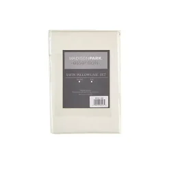 Ivory Satin Standard 2-pc. Pillow Case Set