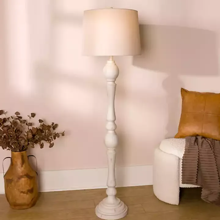 Ivory Savannah Floor Lamp