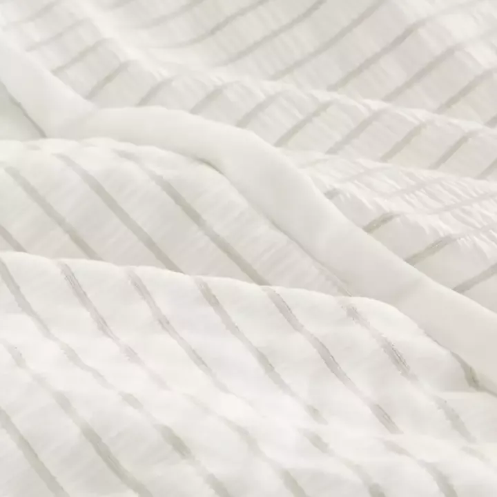 Ivory Striped Oversized King 3-pc. Comforter Set