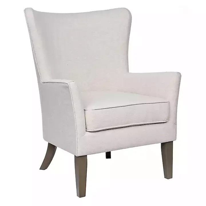 Ivory Upholstered Armchair