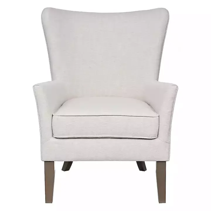Ivory Upholstered Armchair