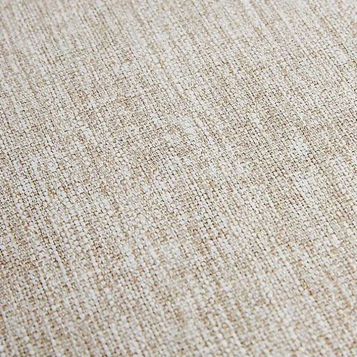Ivory Upholstered Cane Backrest Counter Stool