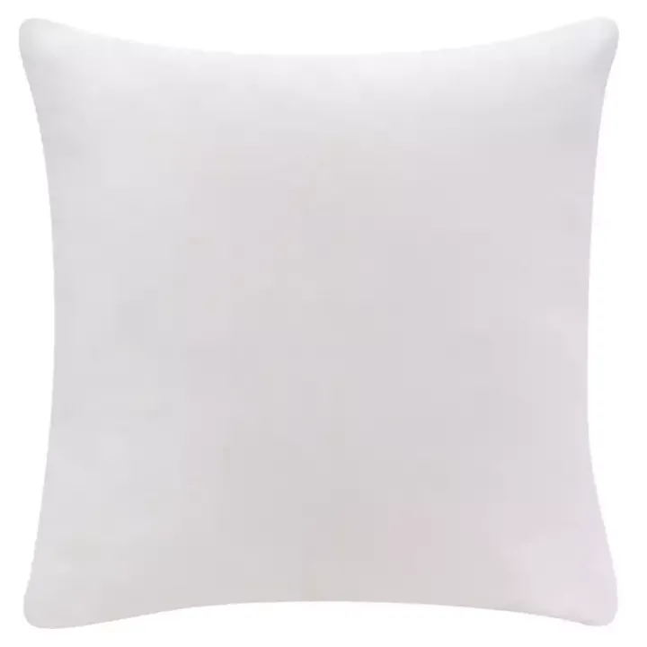 Ivory Velvet Handmade Throw Pillow