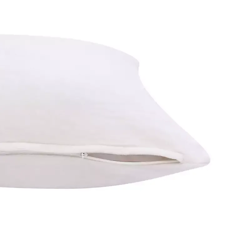 Ivory Velvet Handmade Throw Pillow