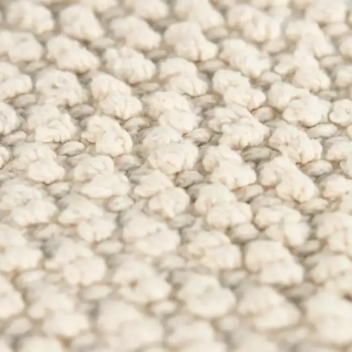 Ivory Woven Nubby Pillow