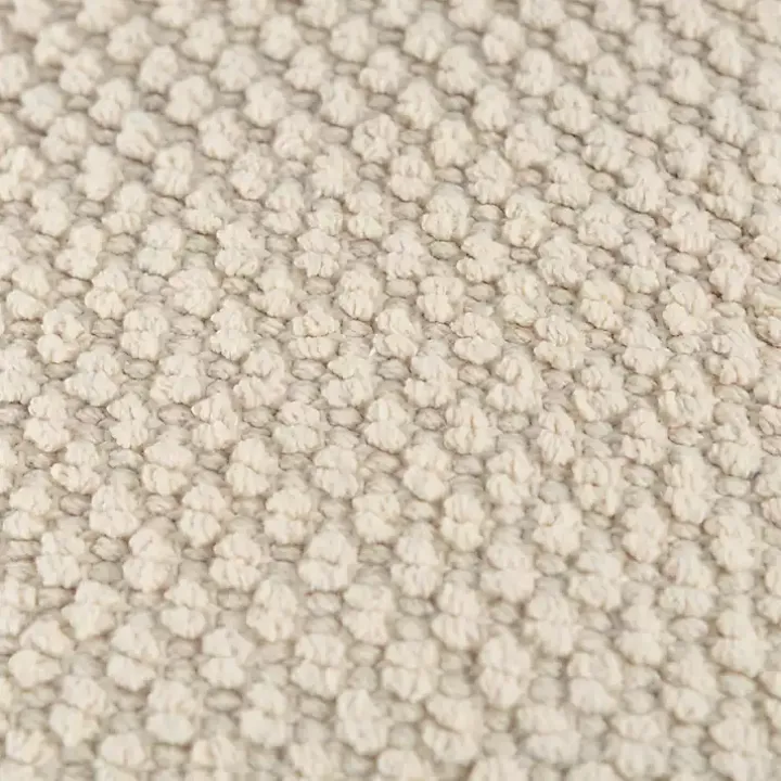 Ivory Woven Nubby Pillow
