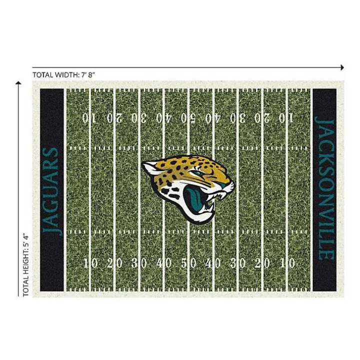 Jacksonville Jaguars Home Field Area Rug, 6x8