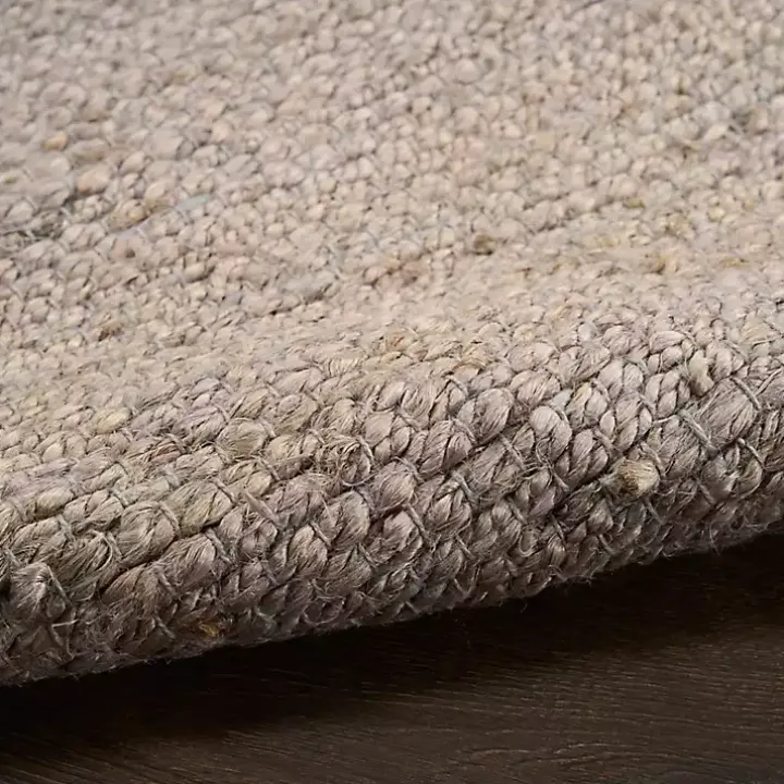 Jaxon Gray Natural Jute Area Rug, 4x6