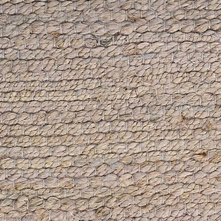 Jaxon Gray Natural Jute Area Rug, 4x6