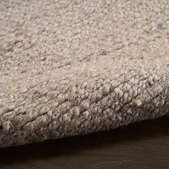 Jaxon Gray Natural Jute Area Rug, 5x7