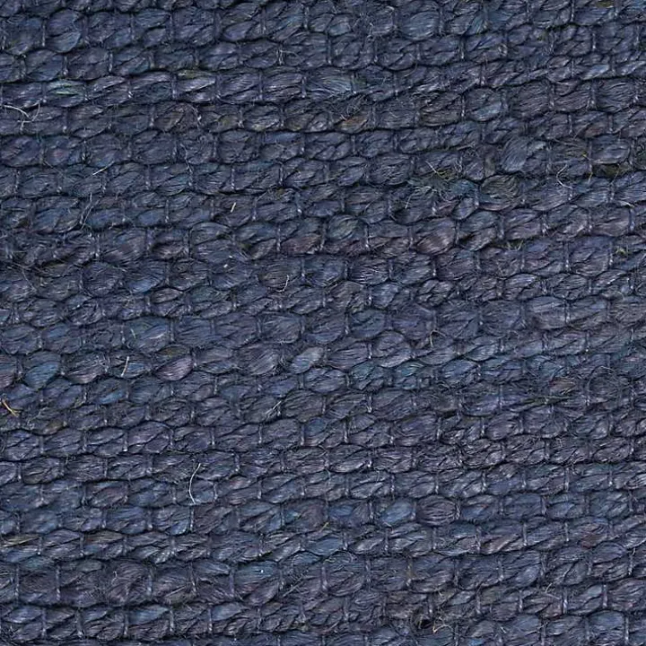 Jaxon Navy Natural Jute Area Rug, 8x10