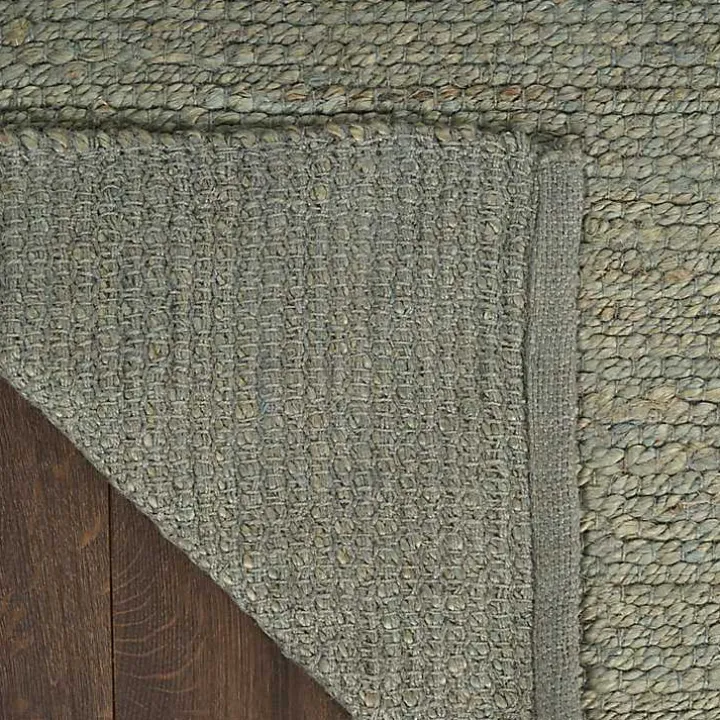 Jaxon Sage Natural Jute Area Rug, 4x6