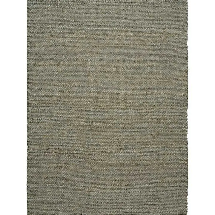 Jaxon Sage Natural Jute Area Rug, 8x10
