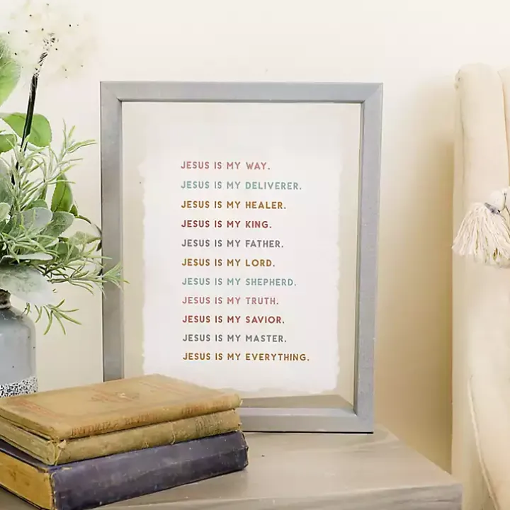 Jesus is My Everything Wall Plaque