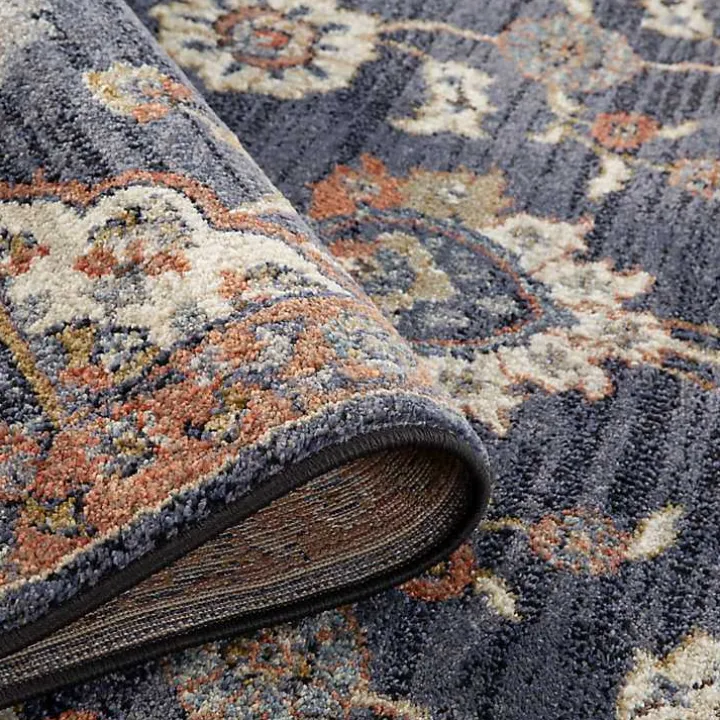 Jordan Bea Navy Blue Area Rug, 6x9