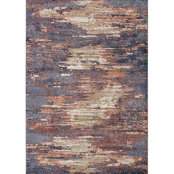 Jordan Delia Rust Area Rug, 5x7