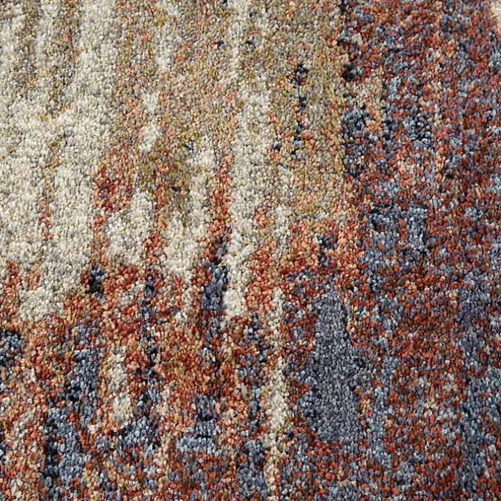 Jordan Delia Rust Area Rug, 5x7
