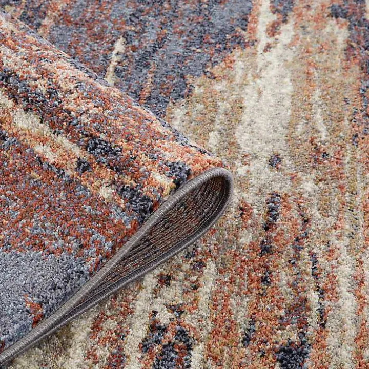 Jordan Delia Rust Area Rug, 6x9