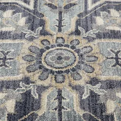 Jordan Eva Purple Medallion Area Rug, 7x10