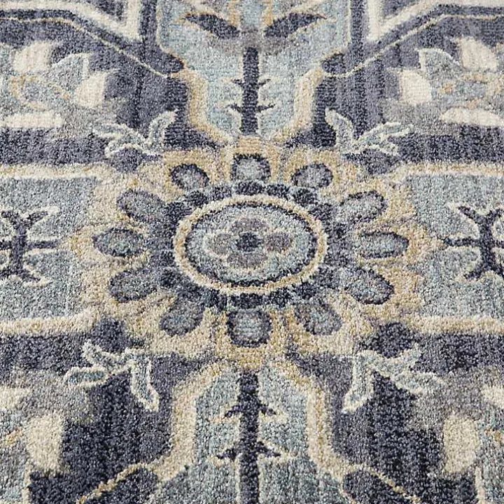 Jordan Eva Purple Medallion Area Rug, 7x10