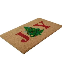 Joy Christmas Tree Coir Doormat