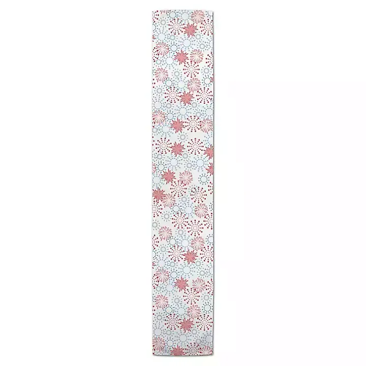 July 4th Fireworks Decorative Table Runner